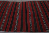 Hand woven Berber kilim 4.4 ft x 8.5 ft