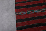 Hand woven Berber kilim 4.4 ft x 8.5 ft