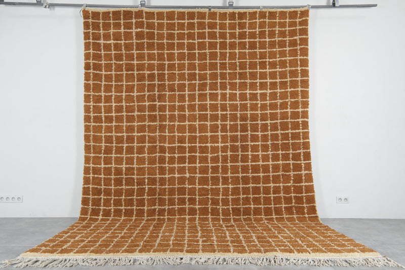 Checkered moroccan rug - Custom Wool Rug -Handwoven rug