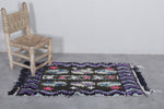 Vintage Handmade Berber Runner Rug 1.9 X 3.7 Feet