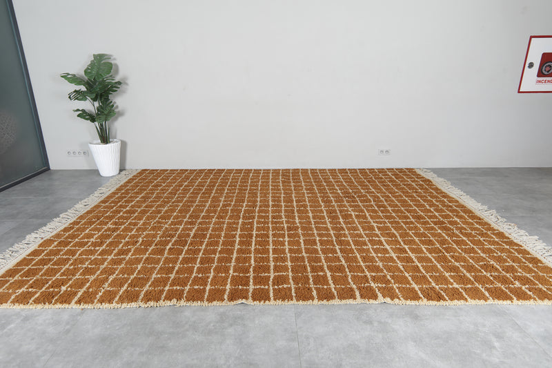 Checkered moroccan rug - Custom Wool Rug -Handwoven rug