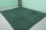 Green Beni Ourain Rug - 8 x 9.8 Feet | Handmade Moroccan Wool