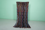 Runner rug handmade 3.1 X 8.3 Feet