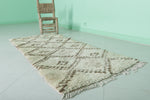 handmade moroccan runner rug 2.6 X 5.9 Feet