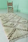 handmade moroccan runner rug 2.6 X 5.9 Feet