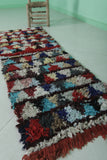 boucherouite runner rug 1.9 X 6.2 Feet