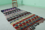 Handmade Moroccan rug 2.8ft x 6.5ft - 