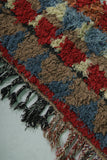 Handmade Moroccan rug 2.8ft x 6.5ft - 