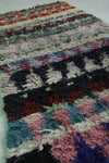 Handmade Moroccan rug 2.8ft x 6.5ft - 