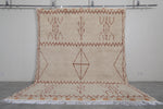 Authentic Moroccan Rug - 8.3 x 10.3 ft | Beige with Tribal Motifs