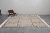 Authentic Moroccan Rug - 8.3 x 10.3 ft | Beige with Tribal Motifs