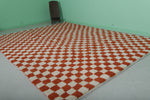 Moroccan Checkered Rug - 9 x 12 Feet | Handmade Wool Area Rug