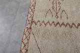 Authentic Moroccan Rug - 8.3 x 10.3 ft | Beige with Tribal Motifs