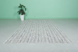 Vintage moroccan berber handwoven kilim 5 FT X 7.3 FT