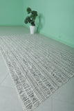 Vintage moroccan berber handwoven kilim 5 FT X 7.3 FT