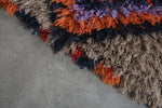 Moroccan berber rug 2.4 X 5.9 Feet - Boucherouite Rugs