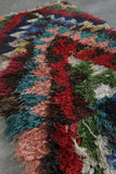 Moroccan berber rug 2.3 X 4.3 Feet - Boucherouite Rugs