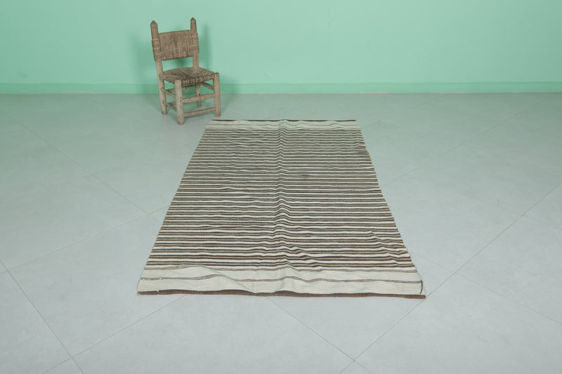 Handwoven Moroccan rug 3.3 FT x 6 FT