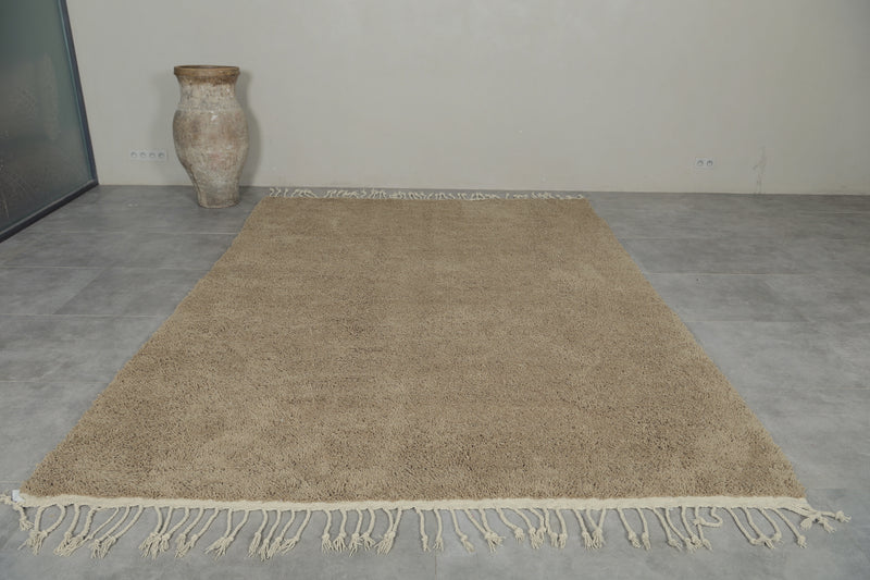 Beni ourain rug - Custom Moroccan area rug - Brown Berber rug - custom moroccan rugs