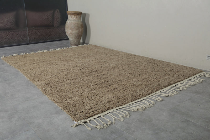 Beni ourain rug - Custom Moroccan area rug - Brown Berber rug - custom moroccan rugs