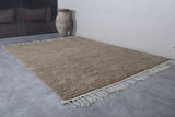 Beni ourain rug - Custom Moroccan area rug - Brown Berber rug
