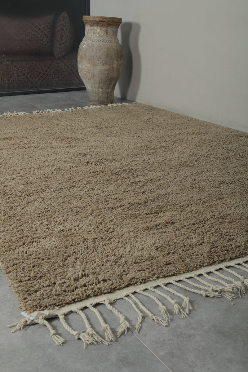 Beni ourain rug - Custom Moroccan area rug - Brown Berber rug - custom moroccan rugs