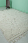 Handmade Moroccan rug 6.3ft x 8.8ft