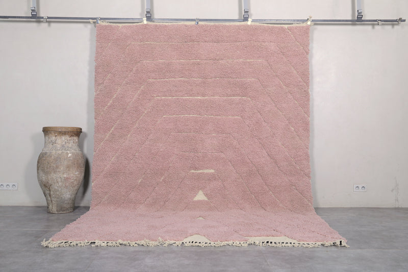 Beni ourain Blush rug - Moroccan custom rug - Wool rug - custom moroccan rugs