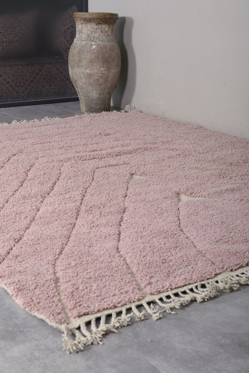 Beni ourain Blush rug - Moroccan custom rug - Wool rug - custom moroccan rugs