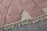 Beni ourain Blush rug - Moroccan custom rug - Wool rug