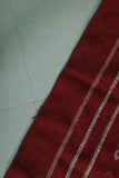 Red moroccan handwoven kilim rug 3.1 FT X 4.6 FT