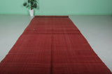 Red Moroccan Rug 5.8x14.2 FT - Handwoven Berber Carpet