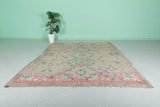 Vintage Moroccan Rug 7.1 FT X 8.9 FT