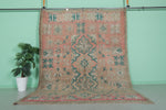 Vintage Moroccan Rug 7.1 FT X 8.9 FT