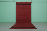 Red Moroccan Rug 5.8x14.2 FT - Handwoven Berber Carpet