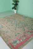 Vintage Moroccan Rug 7.1 FT X 8.9 FT