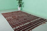 Vintage berber kilim rug 5.3 ft x 9 ft