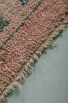 Pink Moroccan Rug Runner 3.4 X 8 Feet