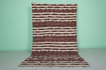 Vintage Handwoven kilim rug 5.3 ft x 8.8 ft