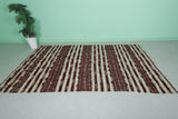 Vintage Handwoven kilim rug 5.3 ft x 8.8 ft