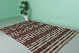 Vintage Handwoven kilim rug 5.3 ft x 8.8 ft