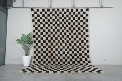 Checkered rug