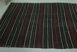 Vintage handwoven kilim rug 3.8 FT X 5.5 FT