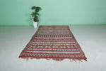 Moroccan kilim 5.4 FT X 9.4 FT Boho rug