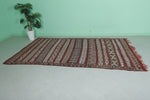 Moroccan kilim 5.4 FT X 9.4 FT Boho rug