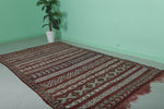 Moroccan kilim 5.4 FT X 9.4 FT Boho rug