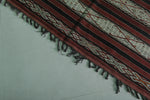 Hand woven Berber kilim 5.1 ft x 8.6 ft