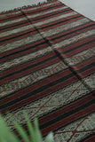 Hand woven Berber kilim 5.1 ft x 8.6 ft