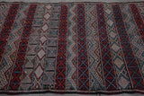 Vintage moroccan handwoven kilim runner rug 3.9 FT X 12 FT