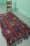 Vintage Moroccan Hallway Rug 3.1 X 6.1 Feet